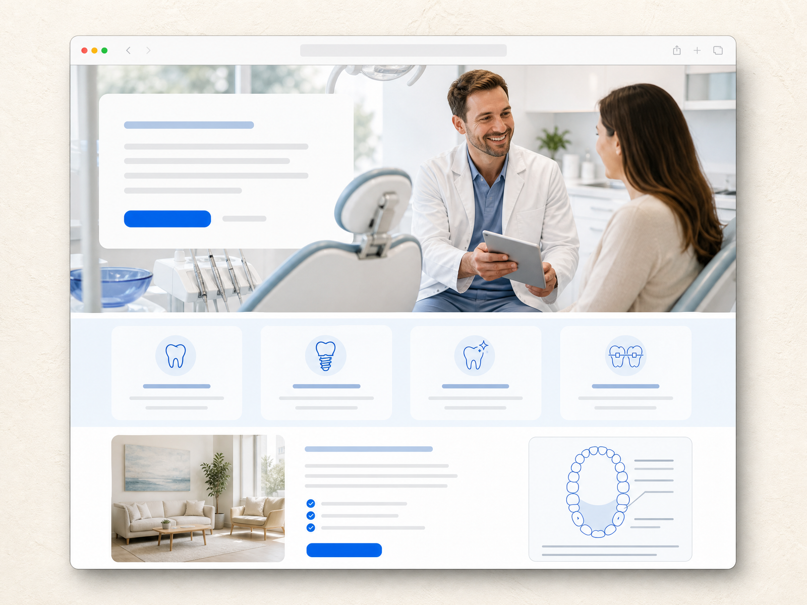 Morrow Dental template preview