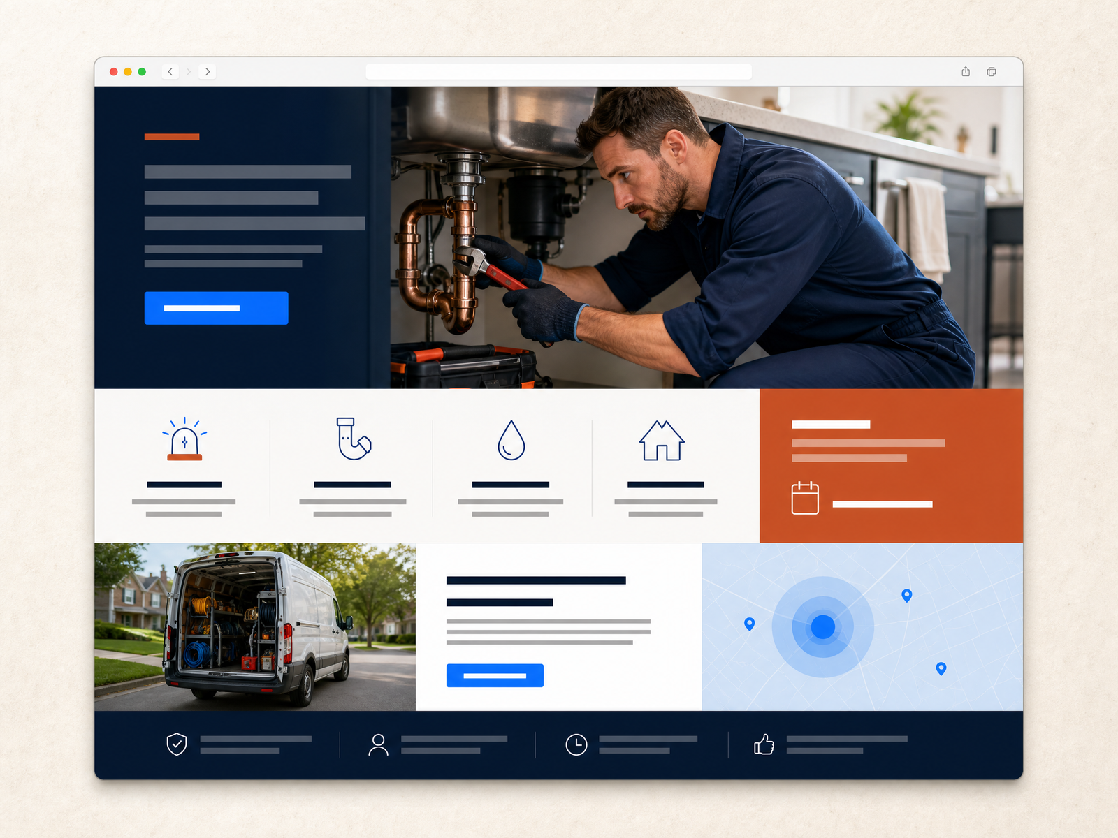 Flowfix Plumbing template preview